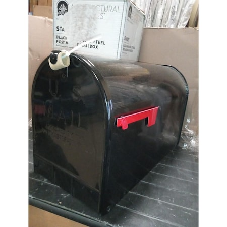 Solar Group Black T3 Rural Mailbox 725145